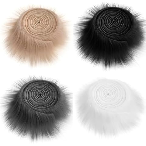 ikasus Faux Fur Ribbon 4PCS Cover
