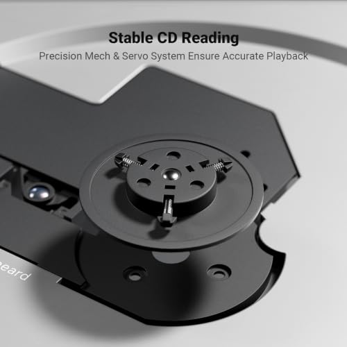 Image of Fosi Audio Merak CD Player, Hi-Fi Desktop Disc Player with CS43131 DAC & Dual TPA6120 Amps, Ripping to USB, Supports -R /CD-RW /CDDA, Optical /Line Out.
