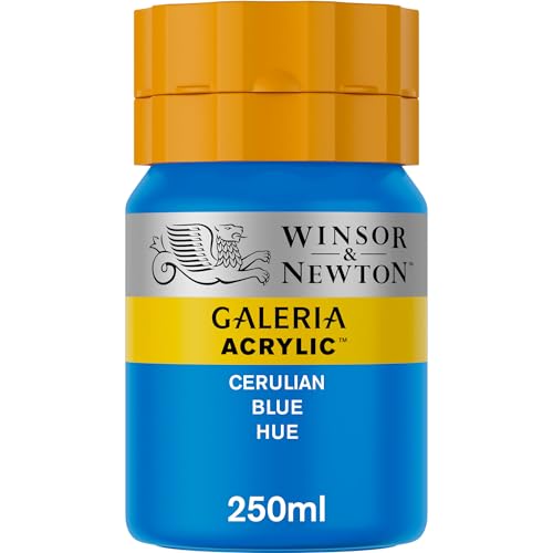 Image of Winsor & Newton Galeria Acrylic Color Tube, 250ml, Cerulean Blue Hue