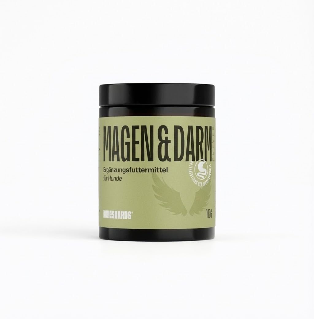 Magen-Darm Pulver Hund | Probiotikum & Präbiotika zur Unterstützung der Verdauung, Darmflora & Immunsystem | Vegan, Sensitiv & Getreidefrei | Made in Germany