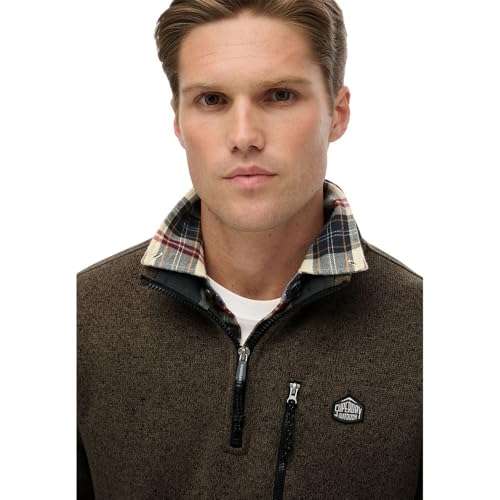 Sweat shirt Superdry Half Zip Pullover Fleece EU - vue 5