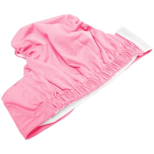 WRITWAA Pantalones impermeables y a prueba de fugas paño pañal adulto pantalones de cuidado de incontinencia pantalones de incontinencia lavables lona impermeable rosa