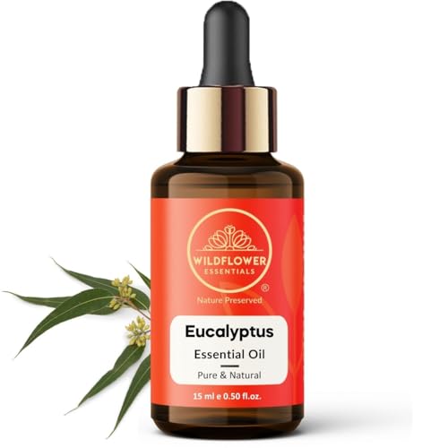 Image of Eucalyptus Essential Oil for Skin, Hair, Diffuser, Humidifier, DIY Soap Making, Candle Making & Aromatherapy 15ml (0.5 oz)