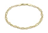 Carissima Gold Pulsera de mujer, con oro amarillo de 9K, 19 cm (0.6 cm)