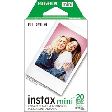 Fujifilm INSTAX Mini filme instantâneo pacote com 2 = 20 folhas (branco) para câmeras Fujifilm Mini 8 e Mini 9, modelo: 4332059078