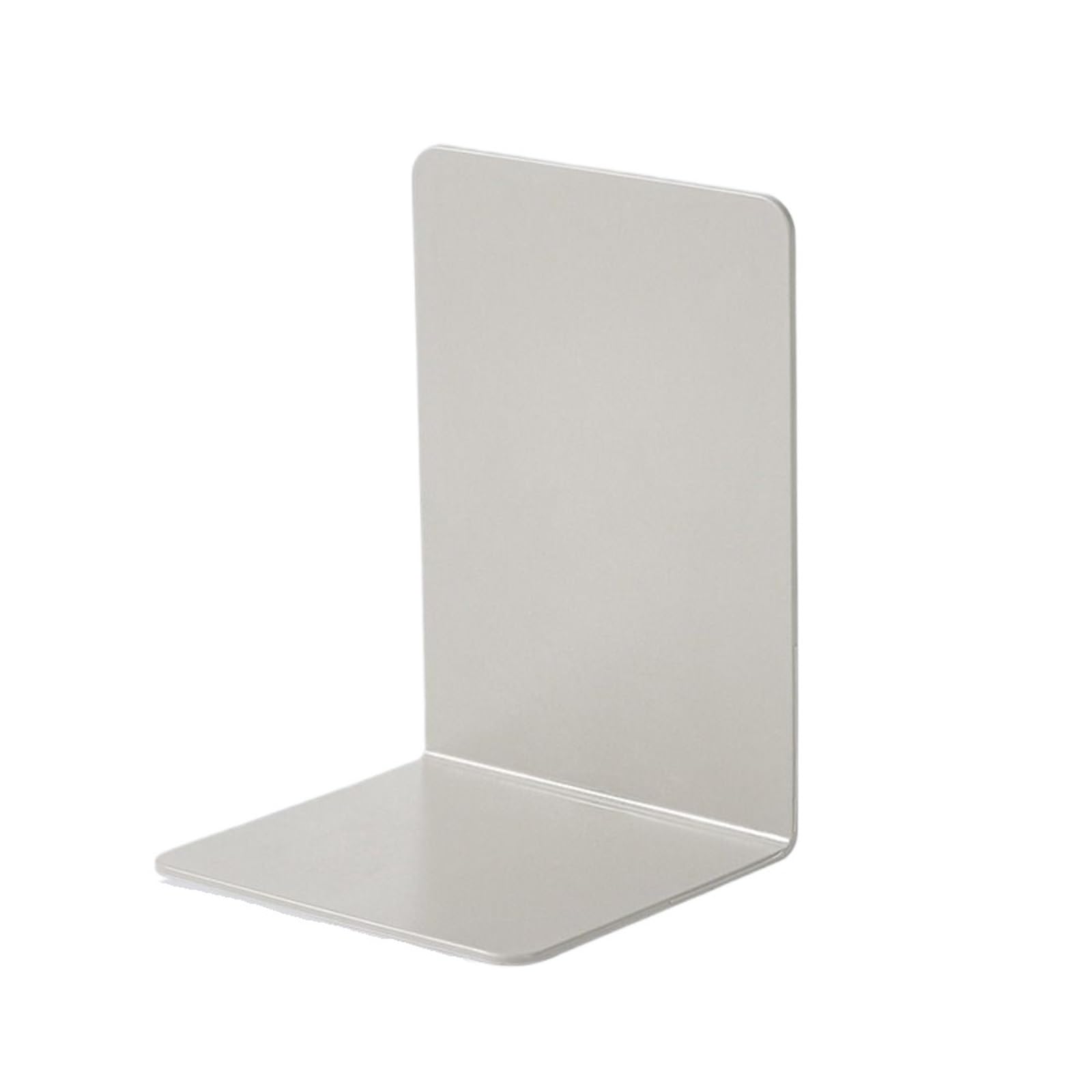 2Pcs Book Holder L-shaped Desk Bookends for Book