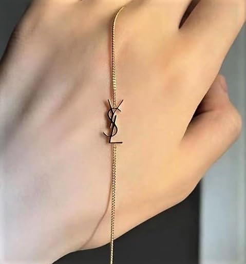 Dainty Gold Initial Bracelet for Women – Trendy Personalized Letter Jewelry, Minimalist Chain, Elegant Gift for Her4