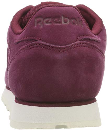 Image of Reebok Women's Classic Leathers Gymnastics Shoes, Red Enh Rustic Wine Chalk Enh Rustic Wine Chalk, 6