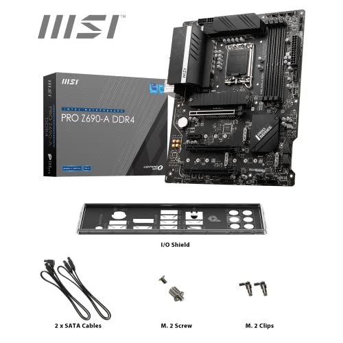 Msi Pro Z690-A Ddr4 Scheda Madre Atx, Compatibile Con Intel Core Di 12ª Generazione, Nero - Scheda madre - Immagine 5
