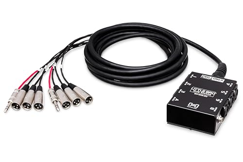 Hosa SH-6X2-30 Pro-Conex Little Bro' Sub Snake, Hosa 6 x XLR Sends and 2 x 1/4 Inch TRS Returns, 30 Feet by Hosa - Used condition - US$89.68