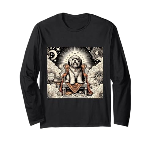 TIBETAN TERRIER tarot card Long Sleeve T-Shirt