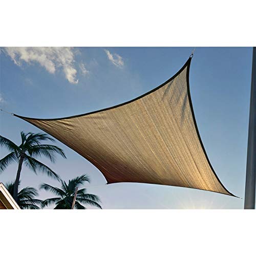 Modern Home Sail Shade Rectangle (10' X 20') - Chocolate #TOP5