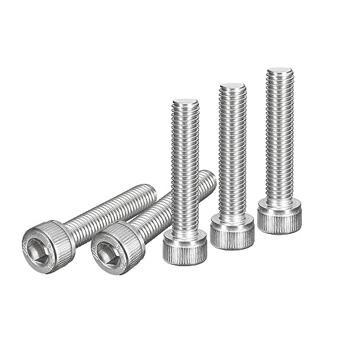 DTGN M8x40mm Socket Head Cap Screws Bolts, 5Pcs 304 Stainless Steel 18-8, Metric Machine Hex Socket Screw, Hex Drive