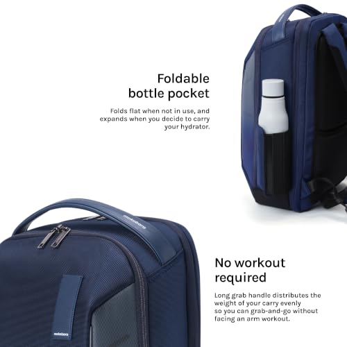 Image of MOKOBARA Transit Autopilot 30L Laptop Backpack 15.6 Inches Office Bag | Waterproof Polyester Solid Rucksack Tech Slot Large Bucket Scratch Proof Comfortable Padded Straps Luggage Strap Men Women