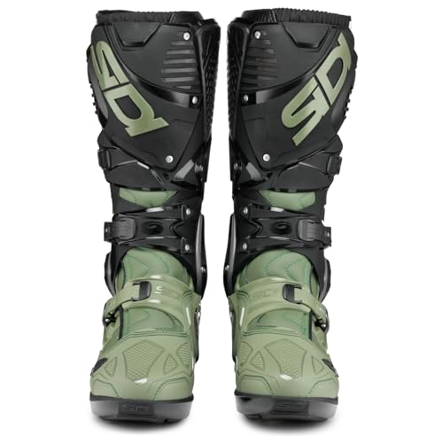 Image of SiDI | Offroad Motorcycle Boots, Professional Motocross Boots for Men CROSSFIRE 3 SRS, Adjustable and Replaceable Buckles, Flex System, Hyper Extension Block