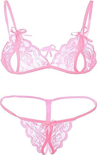 Women's Net Bikni Bra Panty Set for Women, Sexy Honeymoon Undergarments Fashion Lingerie Set for Women-picture-14