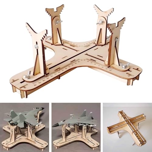 Maqueta de avión pintada de 32 cm resistente para construir y decorar 4