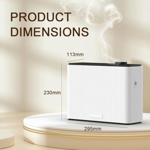 Difusor de aceite esencial de 1000 ml con ventilador integrado y modo automático para el hogar, oficina, hotel y uso comercial
