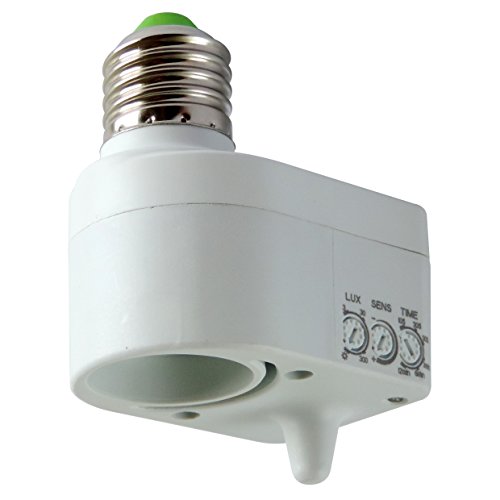 HESTEC 23521 Douille Mouv détect High Tech, 220 V, Blanc, 7