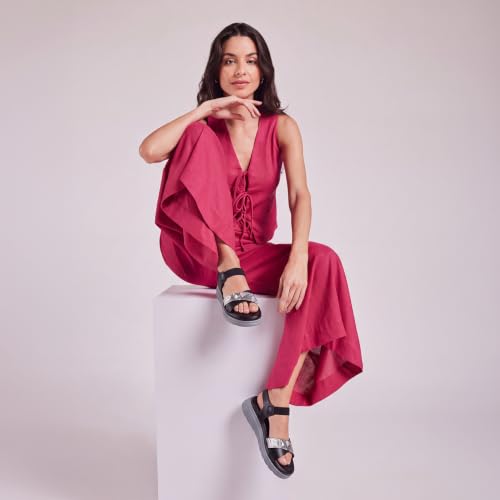 Image of YOHO SDL 110 Sandals for Women | Orthopedic & Soft Sandal for Ladies | Fancy Slippers /Chappal for Girls |Stylish Heeled Wedges for Everyday Wear