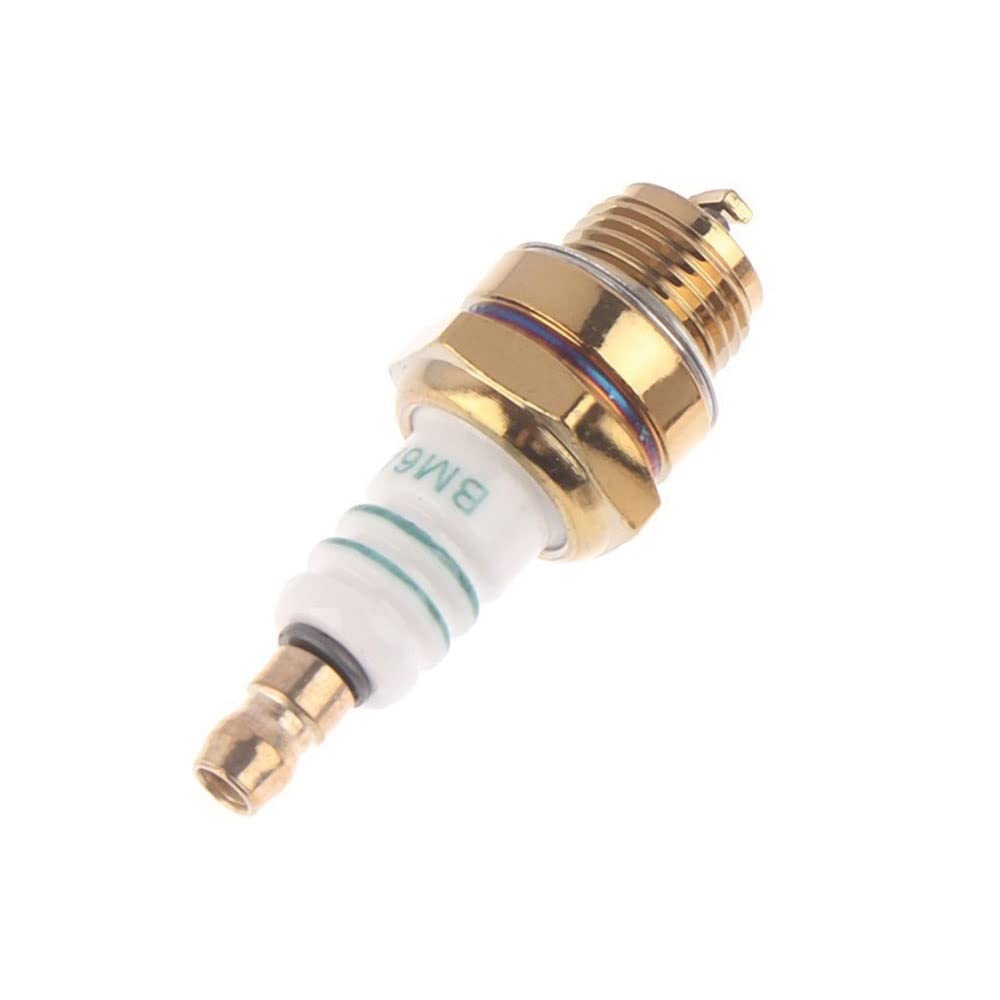 Bujías 5 piezas/10 Piezas Bm6a Bujía incandescente Bujía estándar Bm6a Reemplazo para Motor pequeño para Motosierra de 2 Tiempos y cortacésped