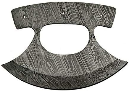 Damascus Ulu Knife - Blank Blade