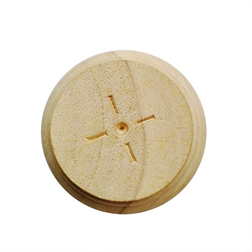 Btibpse 4'' Furniture Legs Wooden Unfinished Bun Feet For Sofa, Chair, Loveseat, Ottoman, Dresser Foot Set Of 4 #TOP4