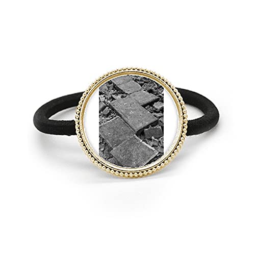 Corbata de pelo de plata de metal de fotografia de modelado con acabado industrial premium