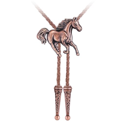 Image of Jeilwiy Bolo Tie for Men, Western Bolero Tie Cowboy Ties Native American Cowgirl Bolo Tie Accessories for Men Women