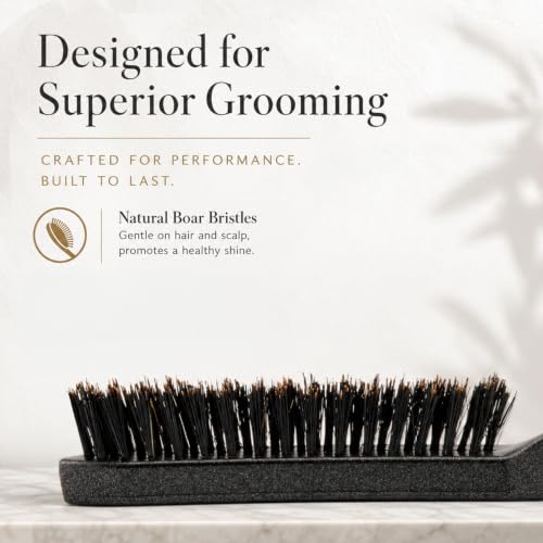 Image of VEGA PROFESSIONAL Teasing Hair Brush with Tail Handle| Hair Styling & Volume Brush, Sleek Finishing, Frizz-Free Styling, Add Volume, Polished and Sleek Hair for Men & Women | Rat Tail Brush (VPPHB-07)
