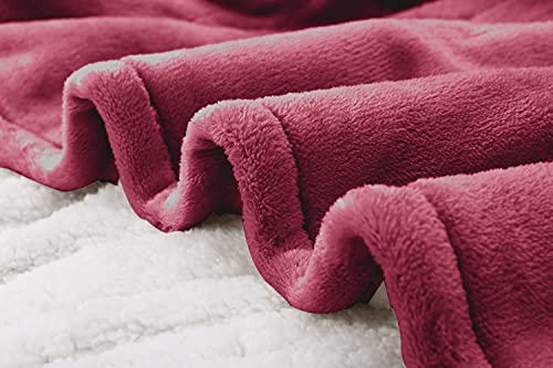 image for Marquess Heated Throw Electric Blanket， with 4 Heat Settings/Safety 