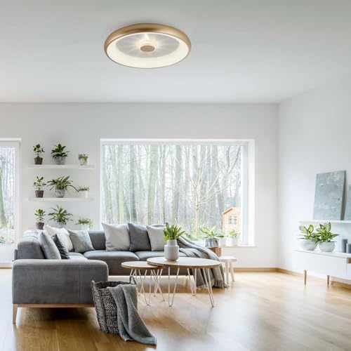 Plafonnier pour chambre LED télécommandé et dimmable pour ajuster l'éclairage - 4