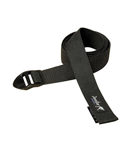 black yoga strap