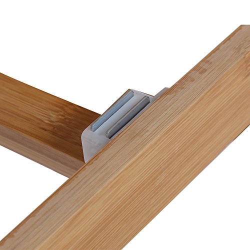 Table de lit réglable en bambou bureau pour lecture pliable léger