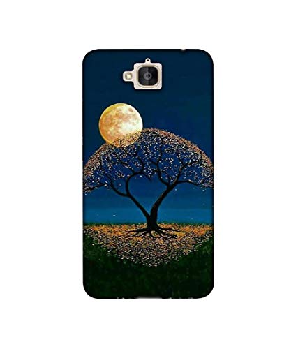 Image of Amazon Brand - Solimo Designer Dark Night View UV Printed Soft Back Case Mobile Cover for Honor Holly 2 Plus