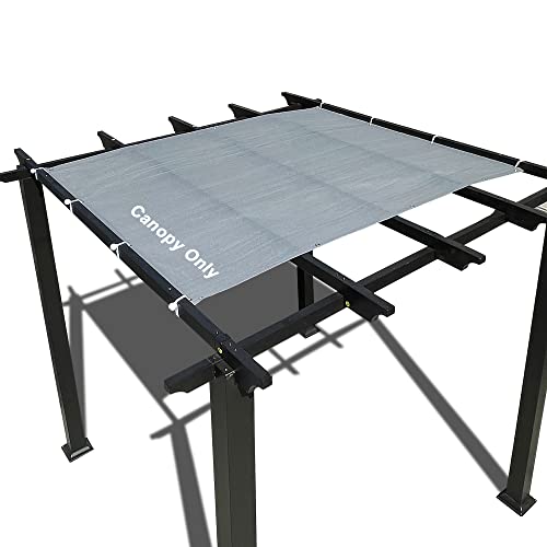 Alion Home Pergola-Sonnenschutz, Terrassenüberdachung, HDPE, durchlässig mit Ösen, 20,3 x 30,5...