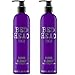 Produktbild TIGI BED HEAD Dumb Blonde Purple Toning Shampoo 400ml 2 Stück