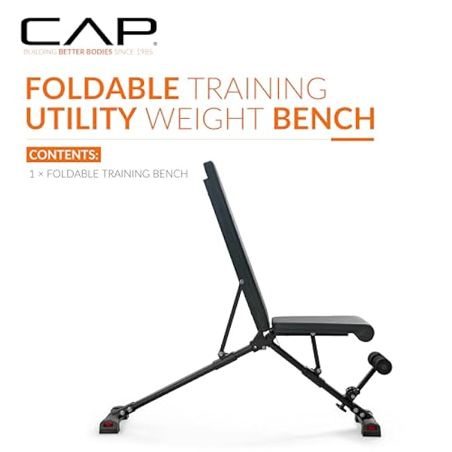 CAP Barbell Multi-Purpose Adjustable Utility Strength Training Weight Bench | Multiple Options