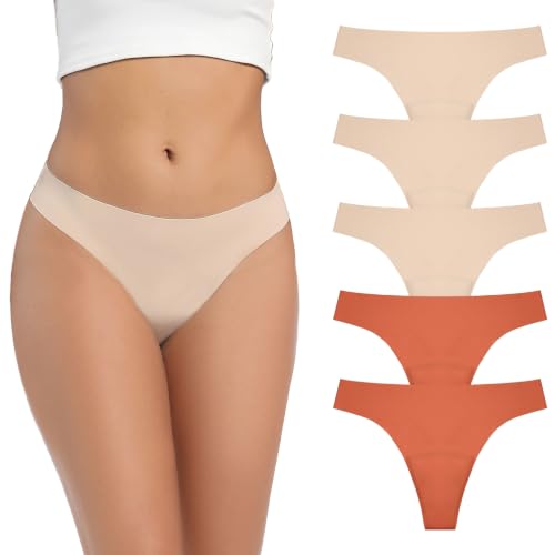 Image of Women's Incontinence Thong Panties Washable Leak Proof Underwear 5 Pack M