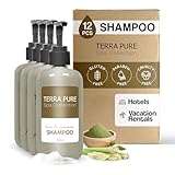 Terra Pure Shampoo | Spa Collection | Hotel Amenities in Pump Bottle | 10.14 oz. / 300 ml (Case of 12)