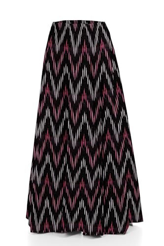 Image of Cotton Pochampally ikat unstitched blouse, Kurthi, long frock fabric material for women (1 meter, 2 meters & 3 meters)