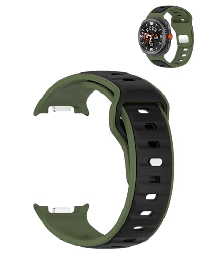 Image of Bands for Samsung Watch 8 Smartwatch,Sport quick-release Silicone Band for Samsung Watch 8,Soft Lightweight & Ventilated Comfort Replacement Smartwatch Strap,Adjustable Wristband