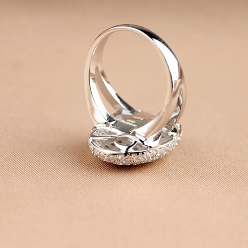 Vampire Twilight Bella's Full Drill Sparkling Crystsal Band Ring Silver Plated Cubic Zirconia Souvenir Daylight Rings New Moon Breaking Dawn Bridal Engagement Wedding Finger Bands for Women4