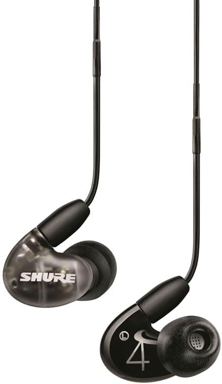 Aonic 4, Sound Isolating Earphones, Wired, Immersive Audio, Comfortable Discreet Ergonomic Design, iOS & Android Compatible, Black