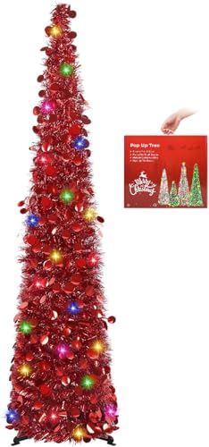 N&T NIETING Albero di Natale con supporto, 5FT albero di natale...