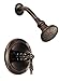 Danze D520655BRT Sheridan Single Handle Shower Trim Kit, 2.5 GPM, Valve Not Included, Tumbled Bronze