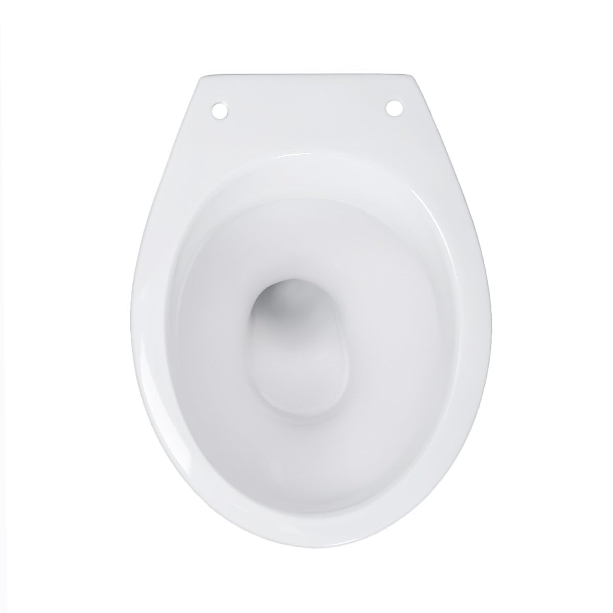 Belvit Inodoro de pie con descarga profunda, blanco | Inodoro de pie, salida horizontal, sin cisterna, de pie en el suelo, cerámica