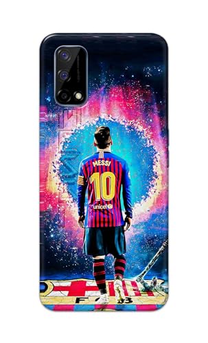 Image of Printed Hard Back Cover for Realme Narzo 30 Pro 5G Back Cover (Famous Football Player -J1) -190724(EA)