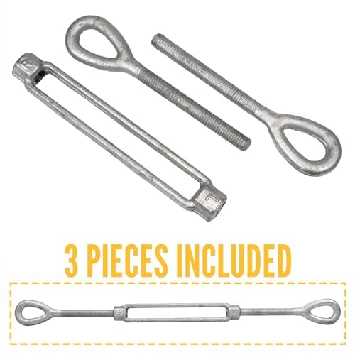 Tensores Ojal 3/4" x 12" Pack 2 Acero Galvanizado miniatura 6