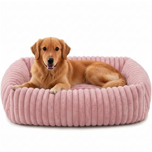 Image of FURTIME Medium Dog Beds for Medium Dogs Washable, Orthopedic Dog Bed, Rectangle Warming Soft Calming Sleeping Puppy Bed Durable Pet Bed with Anti-Slip Bottom